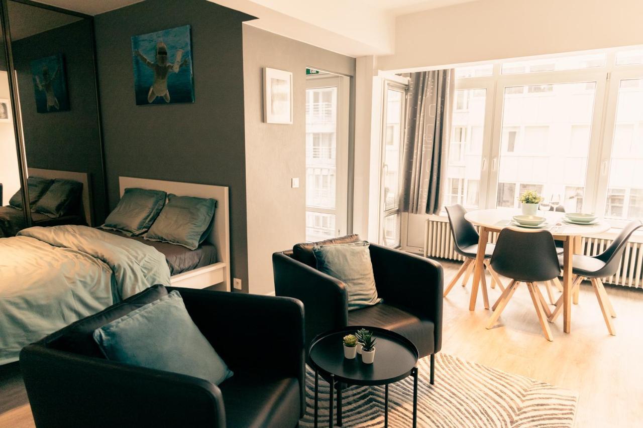 Ruime 2 Pers Studio Bij Casino Oostende: Geniet Van Zee, Kunst, En Relax ภายนอก รูปภาพ