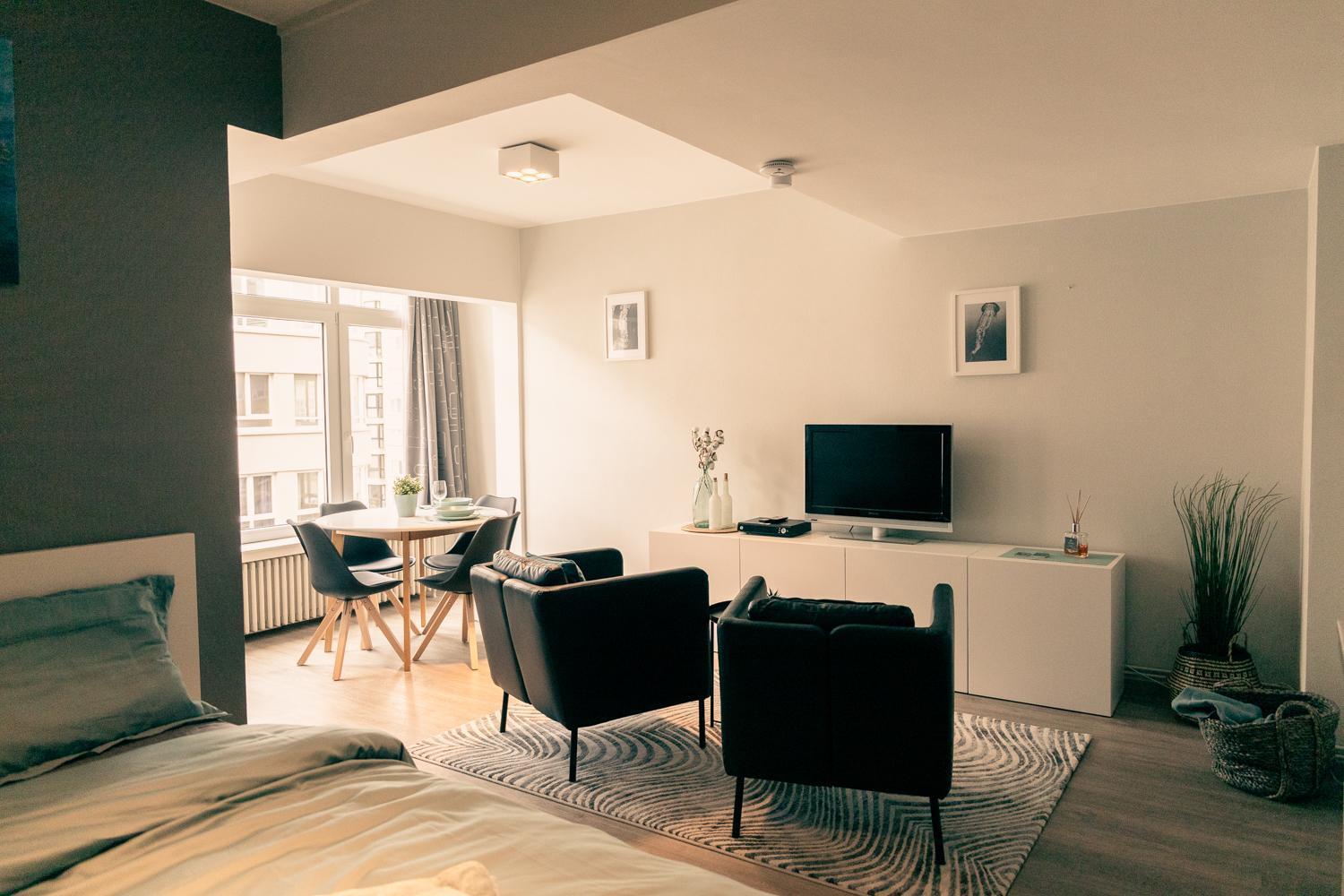 Ruime 2 Pers Studio Bij Casino Oostende: Geniet Van Zee, Kunst, En Relax ภายนอก รูปภาพ